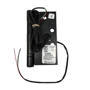 Side view of Command Access ETH4W5K4545 613 electric hinge showing concealed 4-wire low-voltage cable emerging from knuckle section.