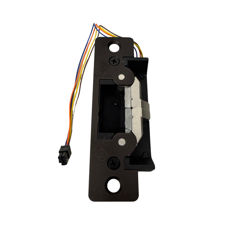 7400 Adams Rite Strike in 613 Dark Bronze Finish with round corner faceplate