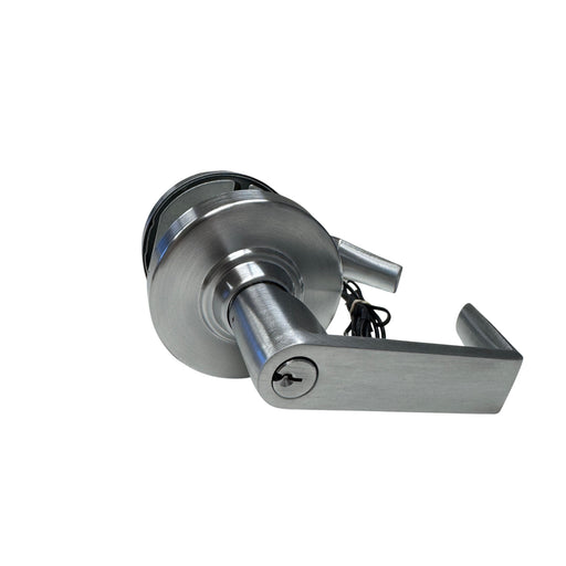 Command Access CLN80PDEU Electrified Lock, Fail-Secure, Rhodes RHO Lever, 626 Satin Chrome Finish, Schlage ND80.
