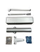 Parts and components of the surface mount door closer by Calibre Door Closers. 9901 AL