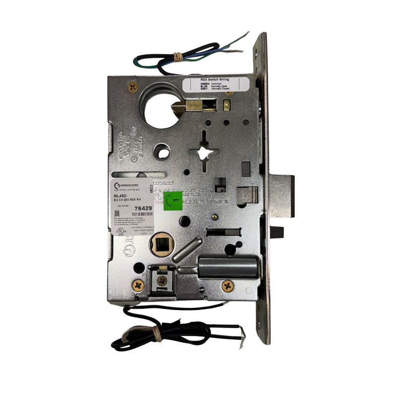 Command Access ML45D-24V-REX electrified mortise lock chassis outside view – Best 45H compatible with REX
