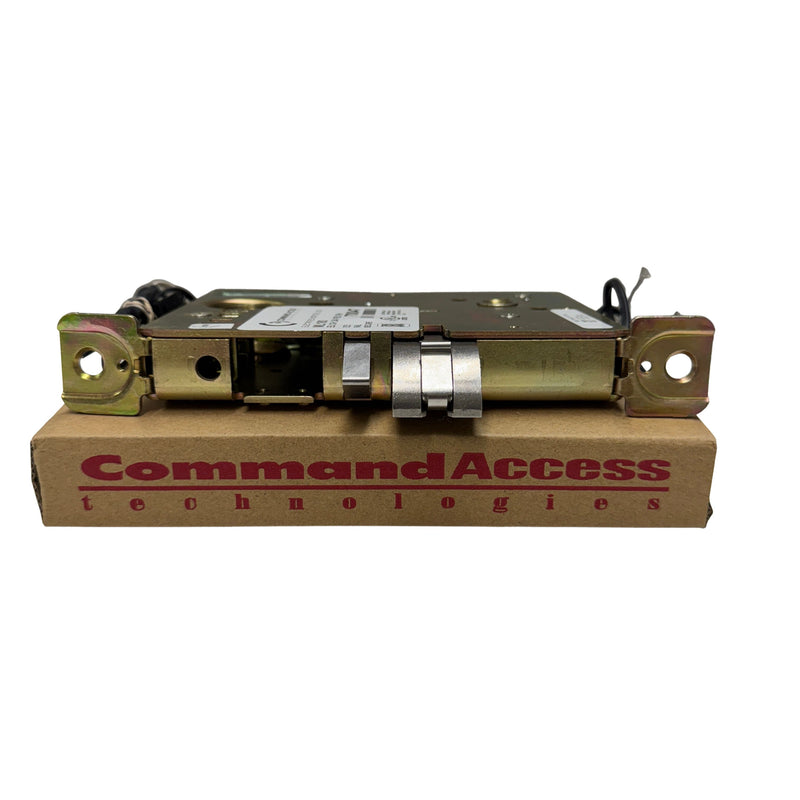 Command Access ML180-EU-24V-REX mortise lock displayed on Command Access Technologies packaging