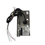 Full mortise ETH4W5K4540 4-wire hinge closed, showing concealed wiring and durable 625 Bright Chromium finish.