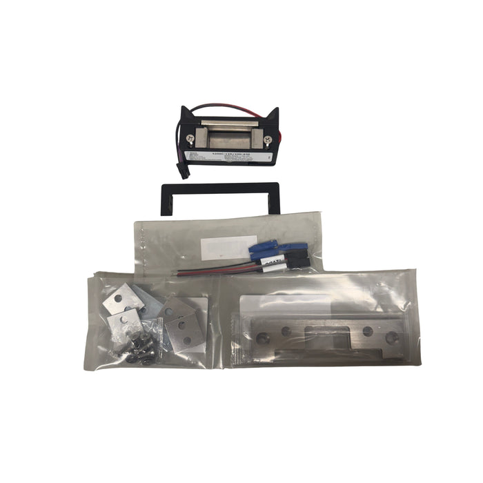 HES 5200C-630 12/24V electric strike Complete Pac with satin stainless finish