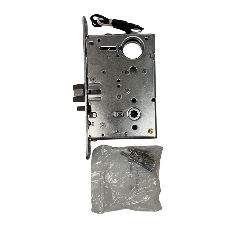 Command Access ML05-EU-CH-24V electrified mortise lock inside view – Corbin Russwin ML2000 retrofit chassis