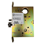 Command Access ML1050 office/classroom mortise lock outside view – Schlage L9000 compatible Grade 1 mechanical lock