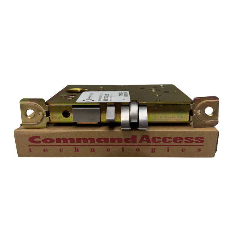 Command Access ML1053 entry mechanical mortise lock displayed on Command Access Technologies packaging