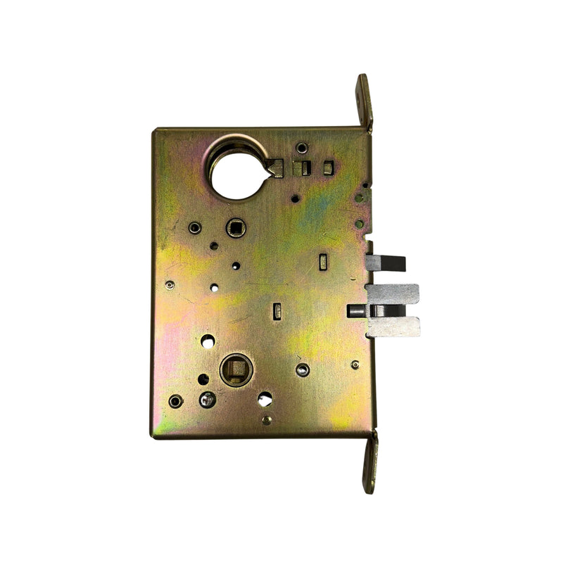 Command Access ML1050 office/classroom mechanical mortise lock inside view – Schlage L9000 template retrofit fitment
