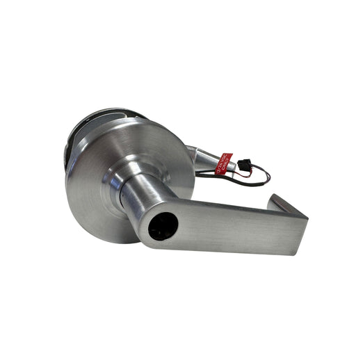 Schlage ND80EULD RHO 626 Electrified Cylindrical Storeroom Lock Rhodes Lever Satin Chrome - Main View