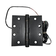 Command Access ETH4W5K4545 613 4-wire electric hinge in oil rubbed bronze finish, full front view showing 5-knuckle standard weight design.