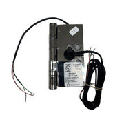 Side view of Command Access ETH4W5K4040 625 CH-BB79 energy transfer hinge showing 4 low-voltage wires extending from knuckle section.