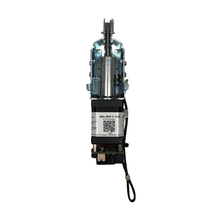 Top view of Command Access MLRK1-VD retrofit kit showing motorized latch retraction components and MM5 module.