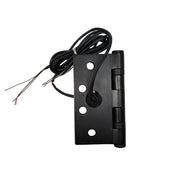 Opposite side view of Command Access ETH4W5K4040 613 CH-BB79 4-wire hinge showing concealed wire channel and oil rubbed bronze finish.