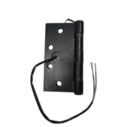 Opposite side view of Command Access ETH4W5K4545 613 energy transfer hinge with 4-wire connection visible for power transfer.