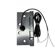 Opposite side view of Command Access ETH4W5K4540 626 CH-BB79 4-wire hinge showing concealed wire channel and satin chrome finish.